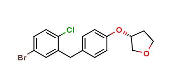 (3R)-3-[4-[(5-Bromo-2-chlorophenyl)methyl]phenoxy]tetrahydrofuran