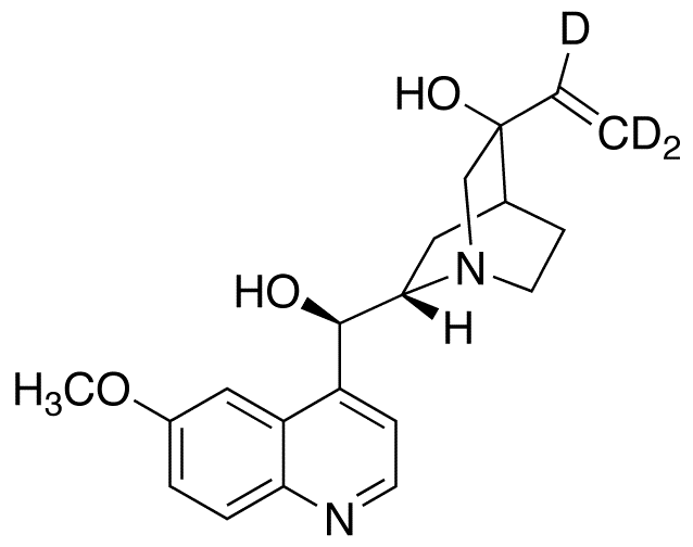 (3R)-3-Hydroxy Quinine-vinyl-d3