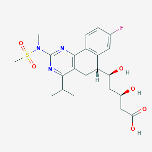 (3R,5S)-5-((R)-8-Fluoro-4-isopropyl-2-(N-methylmethylsulfonamido)-5,6-dihydrobenzo[h]quinazolin-6-yl)-3,5-dihydroxypentanoic acid