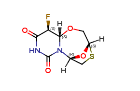 (3R,6S,11S,11aS)-11-fluorotetrahydro-2H-3,6-epoxypyrimido[6,1-b][1,6,3]oxathiazocine-8,10(3H,9H)-dione
