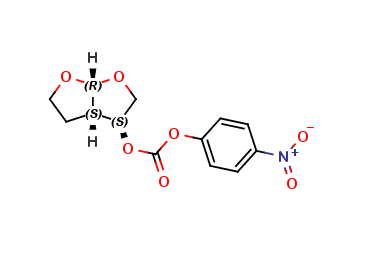 (3S,3aS,6aR)-Hexahydrofuro[2,3-b]furan-3-yl 4-Nitrophenyl Ester Carbonic Acid