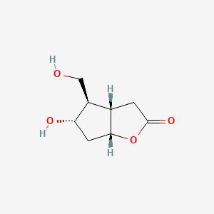 (3aS,4R,5S,6aR)-(+)-Hexahydro-5-hydroxy-4-(hydroxymethyl)-2H-cyclopenta[b]furan-2-one