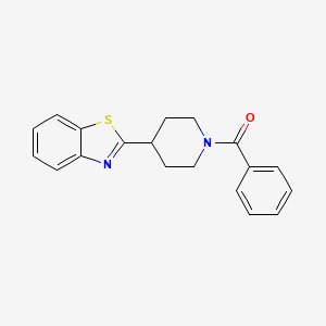 [4-(1,3-benzothiazol-2-yl)piperidino](phenyl)methanone