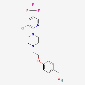 [4-(2-{4-[3-chloro-5-(trifluoromethyl)-2-pyridinyl]piperazino}ethoxy)phenyl]methanol