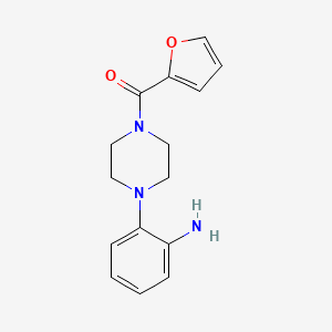 (4-(2-Aminophenyl)piperazin-1-yl)(furan-2-yl)methanone