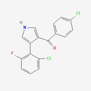 [4-(2-chloro-6-fluorophenyl)-1H-pyrrol-3-yl](4-chlorophenyl)methanone