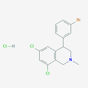 4-(3-bromophenyl)-6,8-dichloro-2-methyl-1,2,3,4-tetrahydroisoquinoline hydrochloride