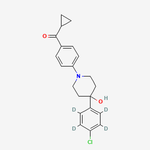 [4-[4-(4-Chlorophenyl-d4)-4-hydroxy-1-piperidinyl]phenyl]cyclopropylmethanone