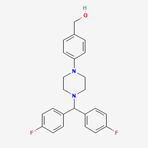 (4-(4-[Bis(4-fluorophenyl)methyl]piperazin-1-yl)phenyl)methanol