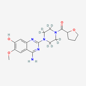 [4-(4-Amino-7-hydroxy-6-methoxy-2-quinazolinyl)-1-piperazinyl](tetrahydro-2-furanyl)methanone-d8