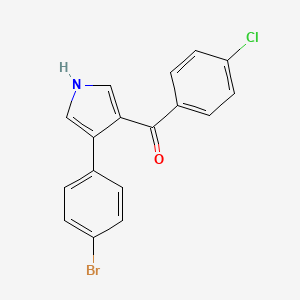 [4-(4-bromophenyl)-1H-pyrrol-3-yl](4-chlorophenyl)methanone