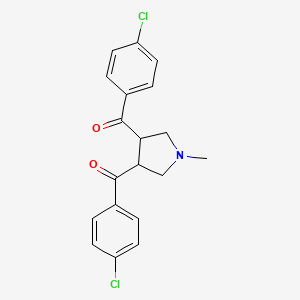 [4-(4-chlorobenzoyl)-1-methyltetrahydro-1H-pyrrol-3-yl](4-chlorophenyl)methanone