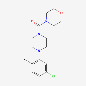 [4-(5-chloro-2-methylphenyl)piperazino](morpholino)methanone