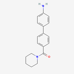 (4'-Amino-[1,1'-biphenyl]-4-yl)(piperidin-1-yl)methanone