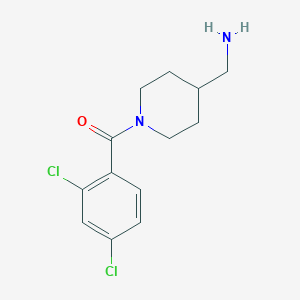 [4-(Aminomethyl)piperidin-1-yl](2,4-dichlorophenyl)methanone