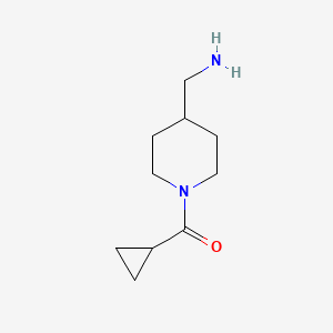 (4-(Aminomethyl)piperidin-1-yl)(cyclopropyl)methanone