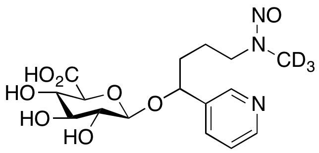 4-(Methylnitrosamino)-1-(3-pyridyl)-1-butanol-d3 O-?-D-Glucuronide (Major) (Mixture of Diastereomers)