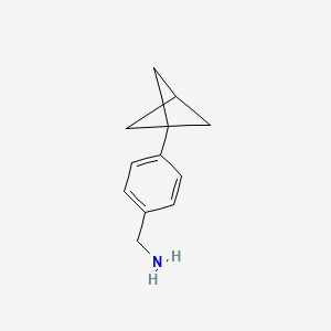 (4-(bicyclo[1.1.1]pentan-1-yl)phenyl)methanamine