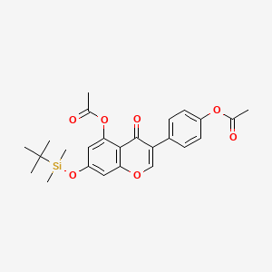 4,5-Di-O-acetyl-7-O-tert-butyldimethylsilyl Genistein