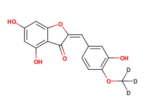 4,6-Dihydroxy-2-[(3-hydroxy-4-methoxyphenyl)methylene]-3(2H)-benzofuranone-d3	