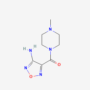 (4-Amino-furazan-3-yl)-(4-methyl-piperazin-1-yl)-methanone