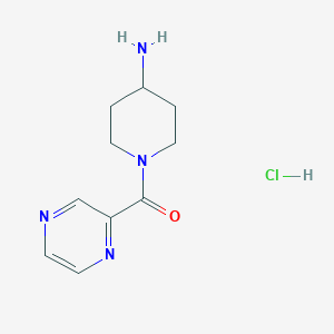 (4-Amino-piperidin-1-yl)-pyrazin-2-yl-methanone hydrochloride