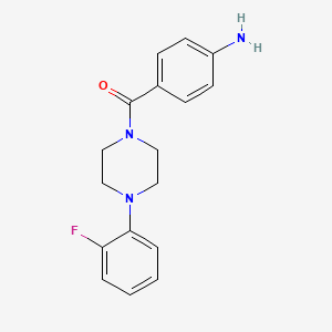 (4-Aminophenyl)[4-(2-fluorophenyl)piperazino]-methanone