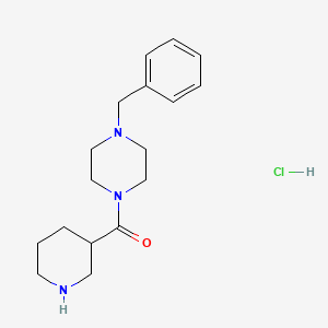 (4-Benzyl-1-piperazinyl)(3-piperidinyl)methanone hydrochloride