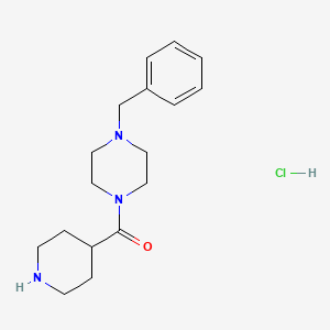 (4-Benzyl-1-piperazinyl)(4-piperidinyl)methanone hydrochloride