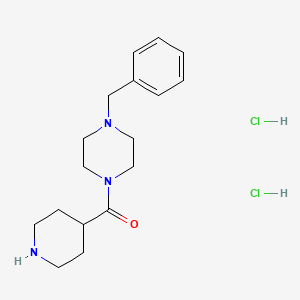 (4-Benzylpiperazin-1-yl)(piperidin-4-yl)methanone dihydrochloride