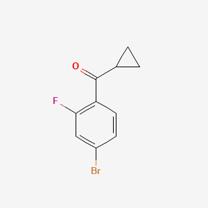(4-Bromo-2-fluorophenyl)(cyclopropyl)methanone