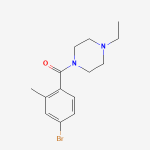 (4-Bromo-2-methylphenyl)-(4-ethylpiperazin-1-yl)-methanone