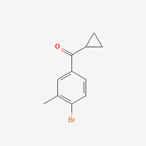 (4-Bromo-3-methylphenyl)(cyclopropyl)methanone