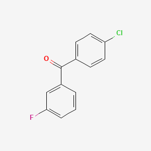 (4-Chlorophenyl)(3-fluorophenyl)methanone