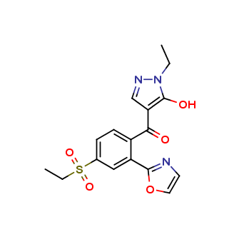 (4-Ethanesulfonyl-2-oxazol-2-yl-phenyl)-(1-ethyl-5-hydroxy-1H-pyrazol-4-yl)-methanone