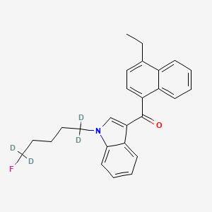 (4-Ethyl-1-naphthalenyl)[1-(5-fluoropentyl)-1H-indol-3-yl]methanone-d4