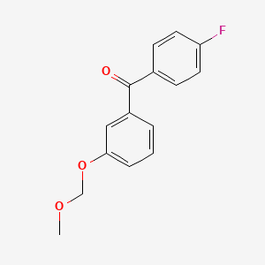 (4-Fluorophenyl)[3-(methoxymethoxy)phenyl]methanone
