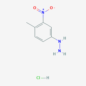 (4-Methyl-3-nitrophenyl)hydrazine hydrochloride