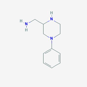 (4-Phenylpiperazin-2-yl)methanamine