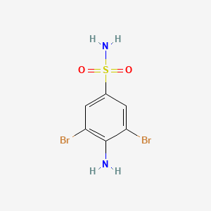 4-amino-3,5-dibromobenzenesulfonamide