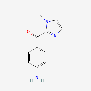 (4-aminophenyl)(1-methyl-1H-imidazol-2-yl)methanone