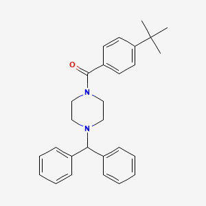 (4-benzhydrylpiperazino)[4-(tert-butyl)phenyl]methanone