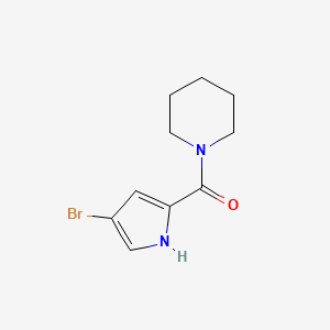 (4-bromo-1H-pyrrol-2-yl)(piperidino)methanone