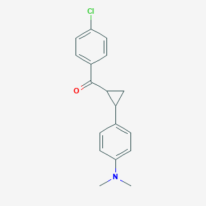 (4-chlorophenyl){2-[4-(dimethylamino)phenyl]cyclopropyl}methanone