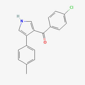 (4-chlorophenyl)[4-(4-methylphenyl)-1H-pyrrol-3-yl]methanone