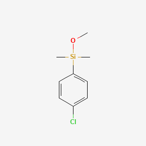 (4-chlorophenyl)(methoxy)dimethylsilane