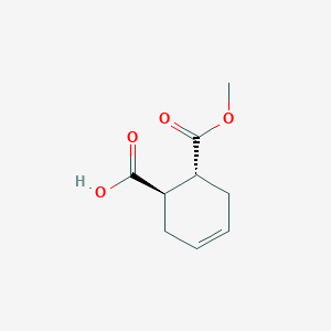 4-cyclohexene-1,2-dicarboxylic acid, 1-methyl ester, (1r,2r)-rel-