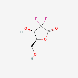 (4S,5S)-3,3-Difluoro-4-hydroxy-5-(hydroxymethyl)dihydrofuran-2(3H)-one