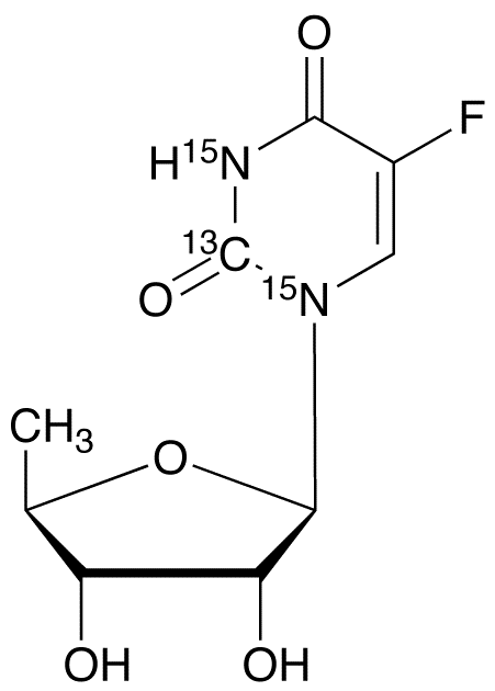 5’-Deoxyfluorouridine-13C,15N2
