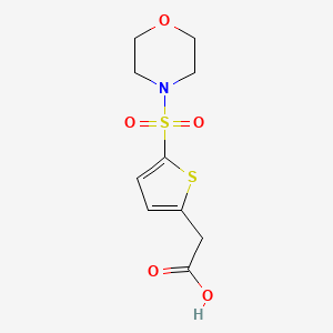 [5-(Morpholine-4-sulfonyl)-thiophen-2-yl]-acetic acid